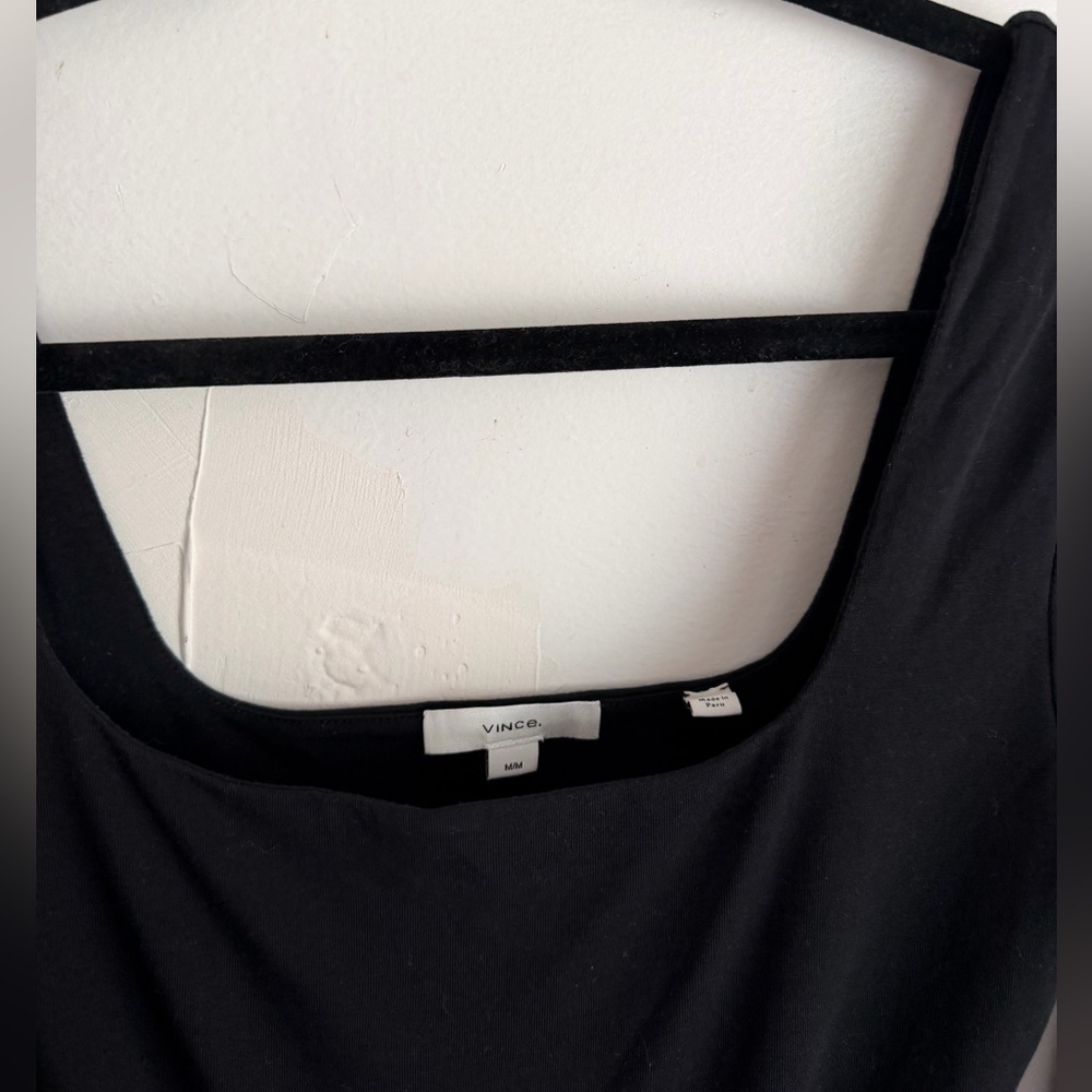 Vince Double Lined Ultra Square Neck Long Sleeve - Picture 3 of 5